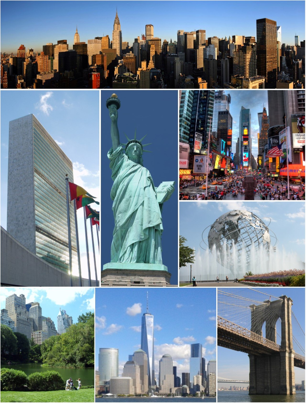 Montage of New York City