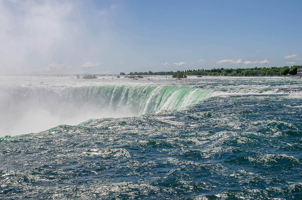 Horseshoe Falls, viewed from Table Rock Centre in Niagara Falls, Ontario.
