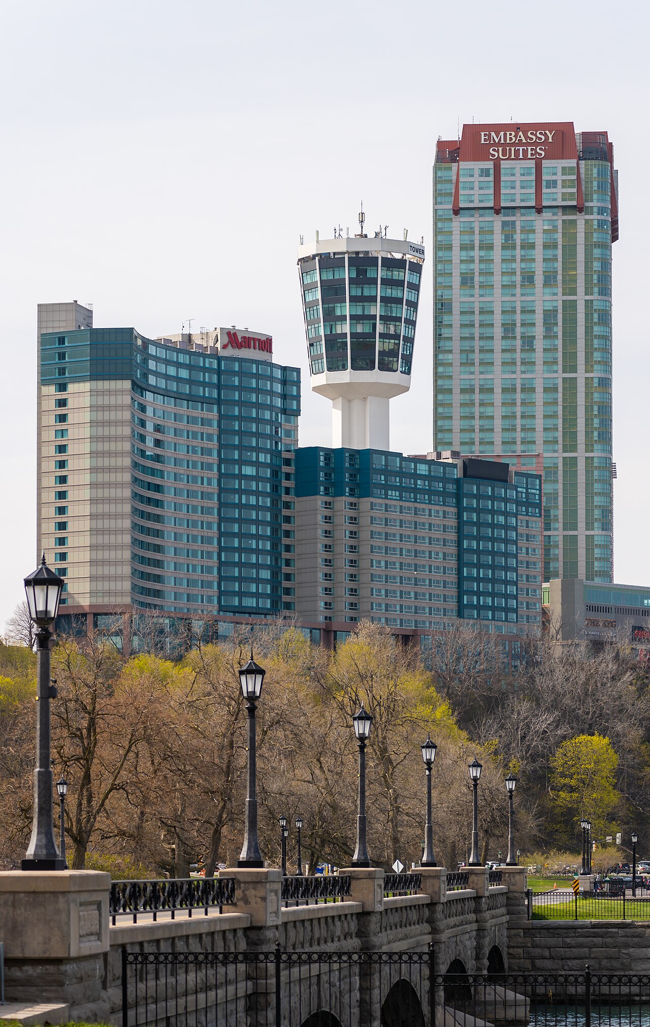 Marriott, Fallsview Tower and Embassy Suites at Niagara Falls