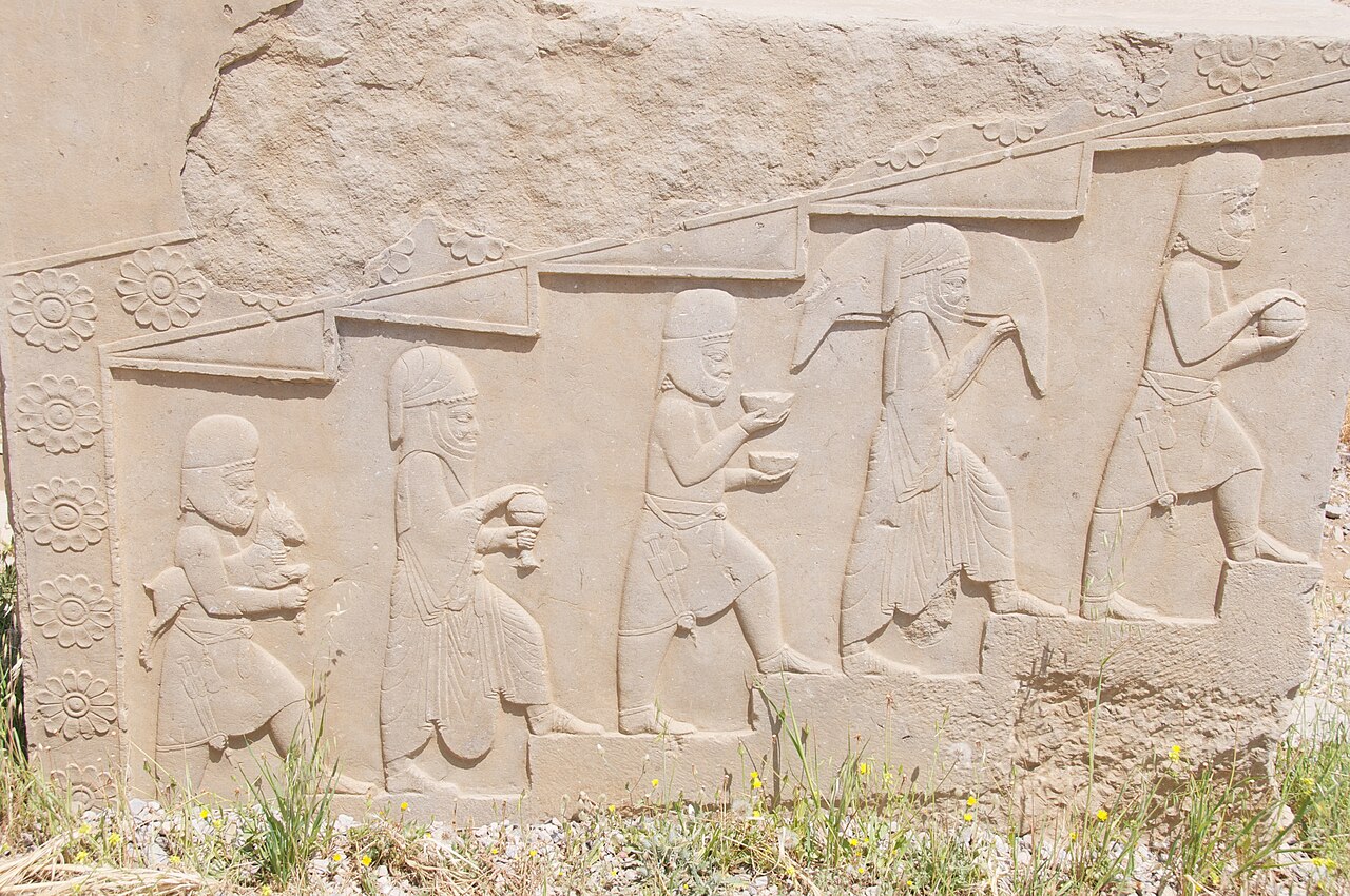 Bas Reliefs of Tribute Bearers, Persepolis, Iran