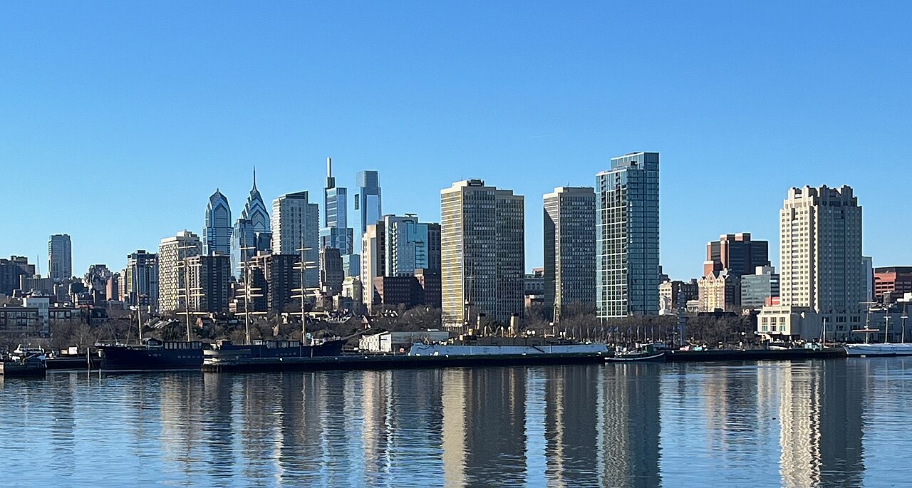 Philadelphia Skyline from the Camden Waterfront 2024