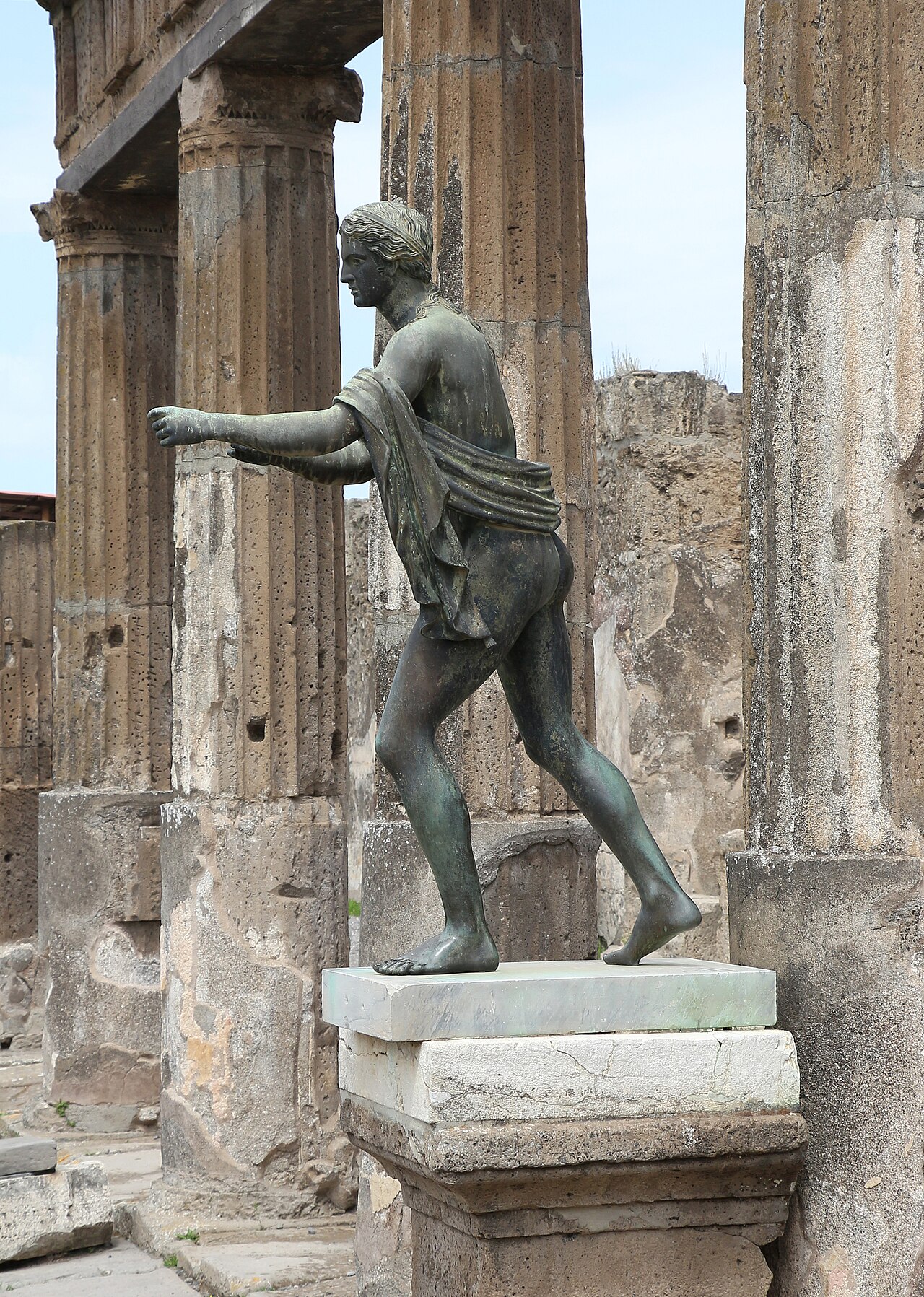 Statue of Apollo, Pompeii, Italy