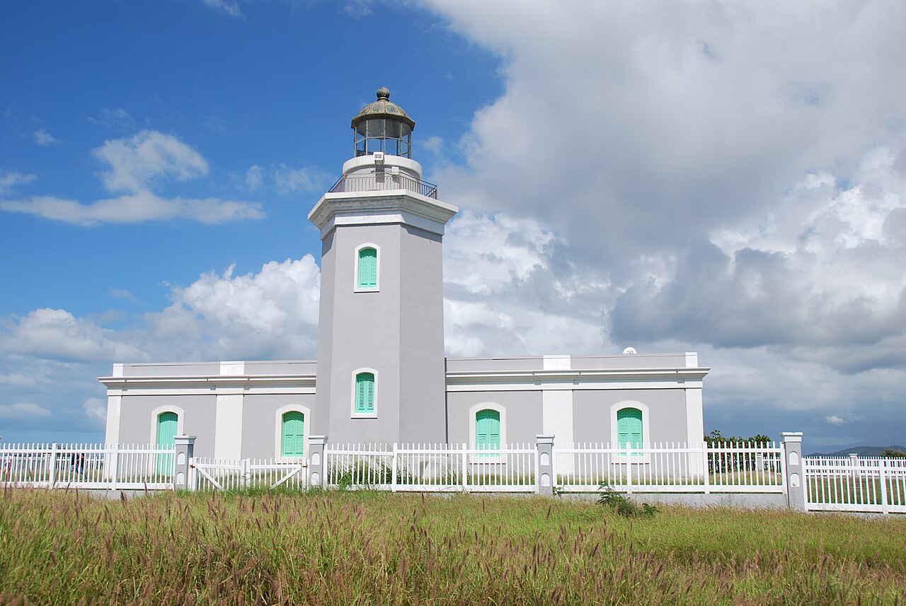 Faro Los Morrillos de Cabo Rojo, also known as Los Morrillos Light, is a historic lighthouse located in the municipality of Cabo Rojo, Puerto Rico. 
According to Wikipedia: "Located at the southwester