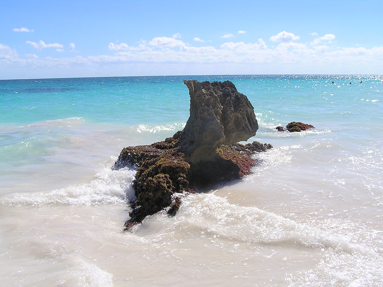 Beach at Tulum Ruins