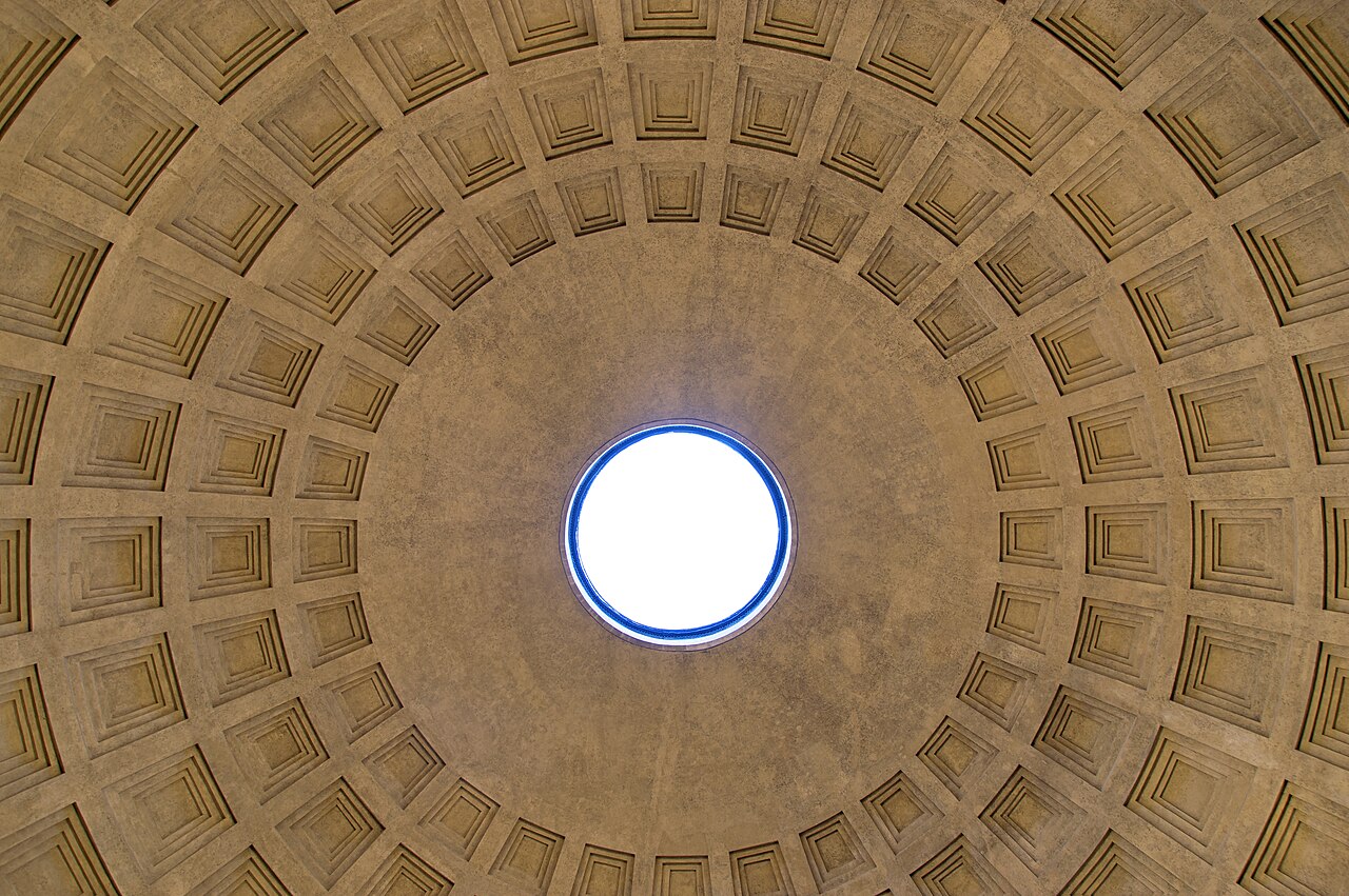 The Pantheon Interior Dome, Rome, Italy