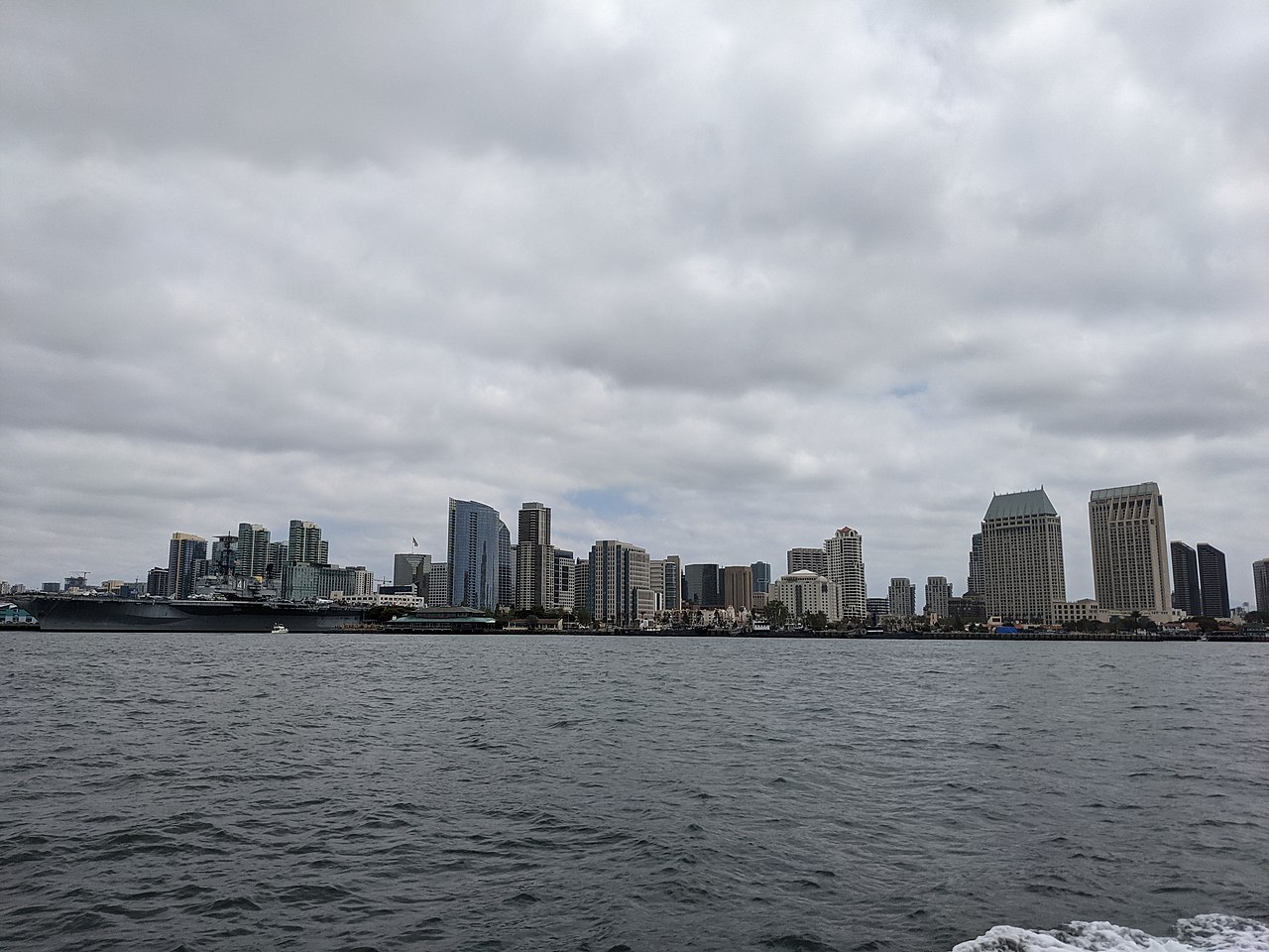 Downtown San Diego Skyline from San Diego Bay