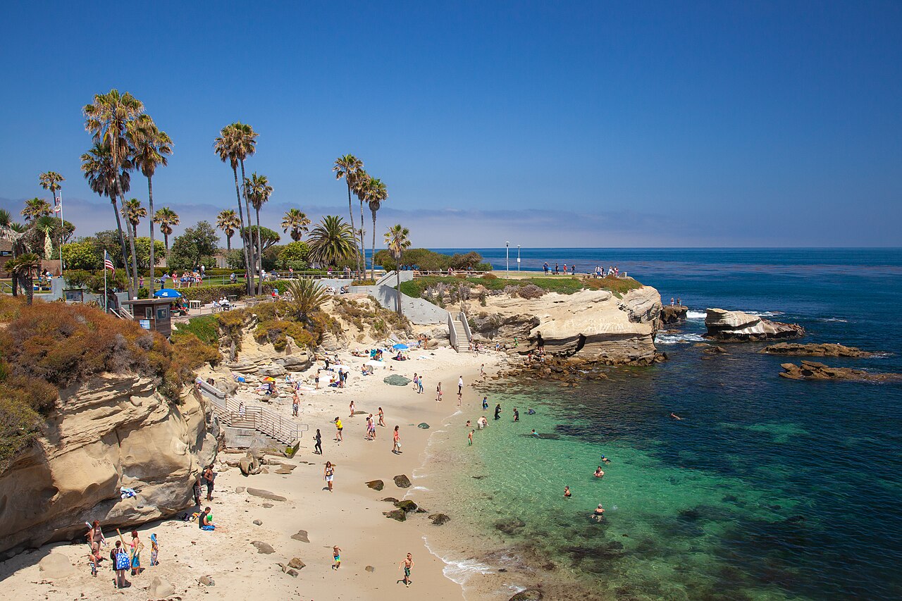 La Jolla Cove, La Jolla, San Diego, California.