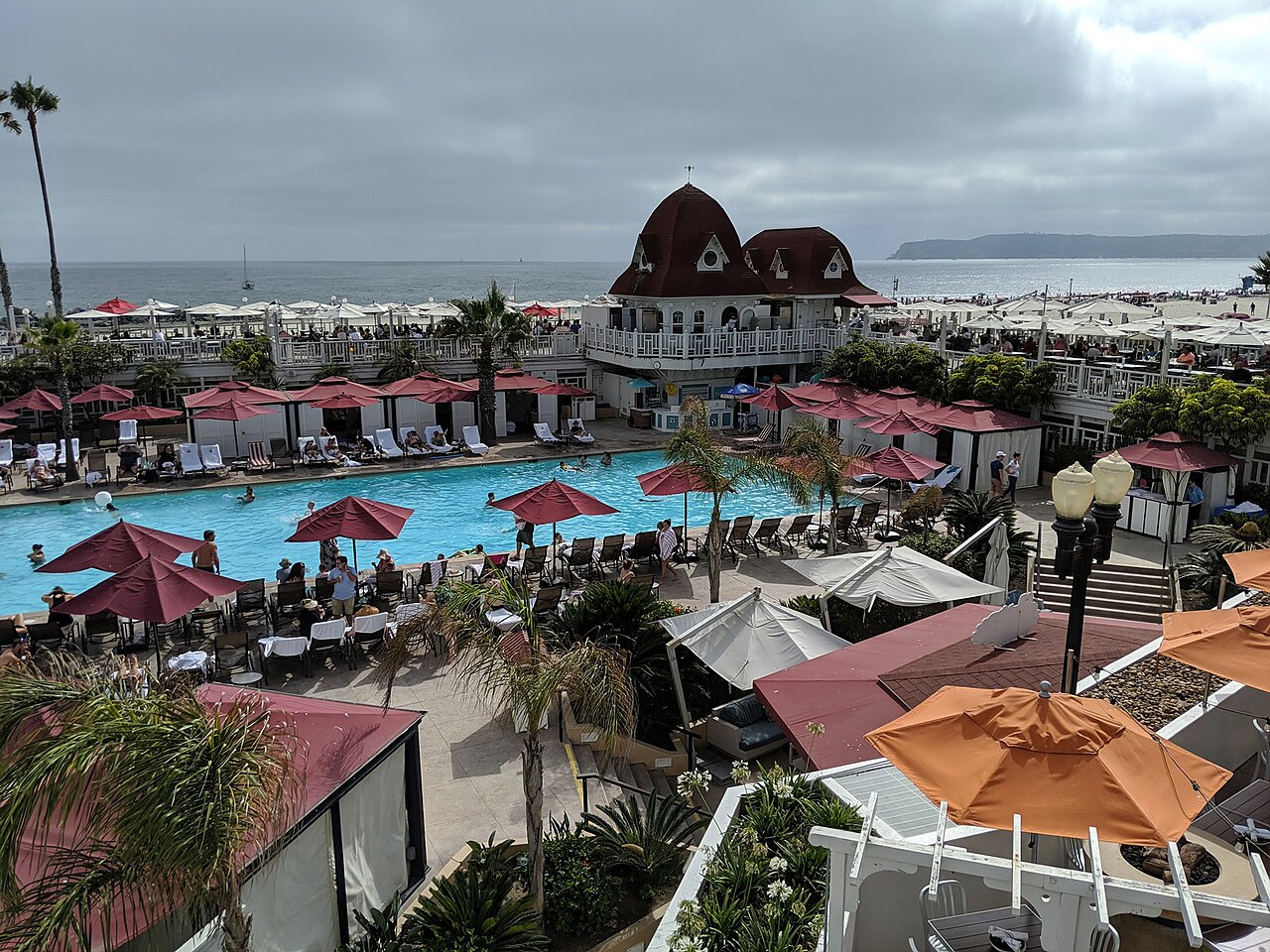 The historic Hotel del Coronado in Coronado, California.