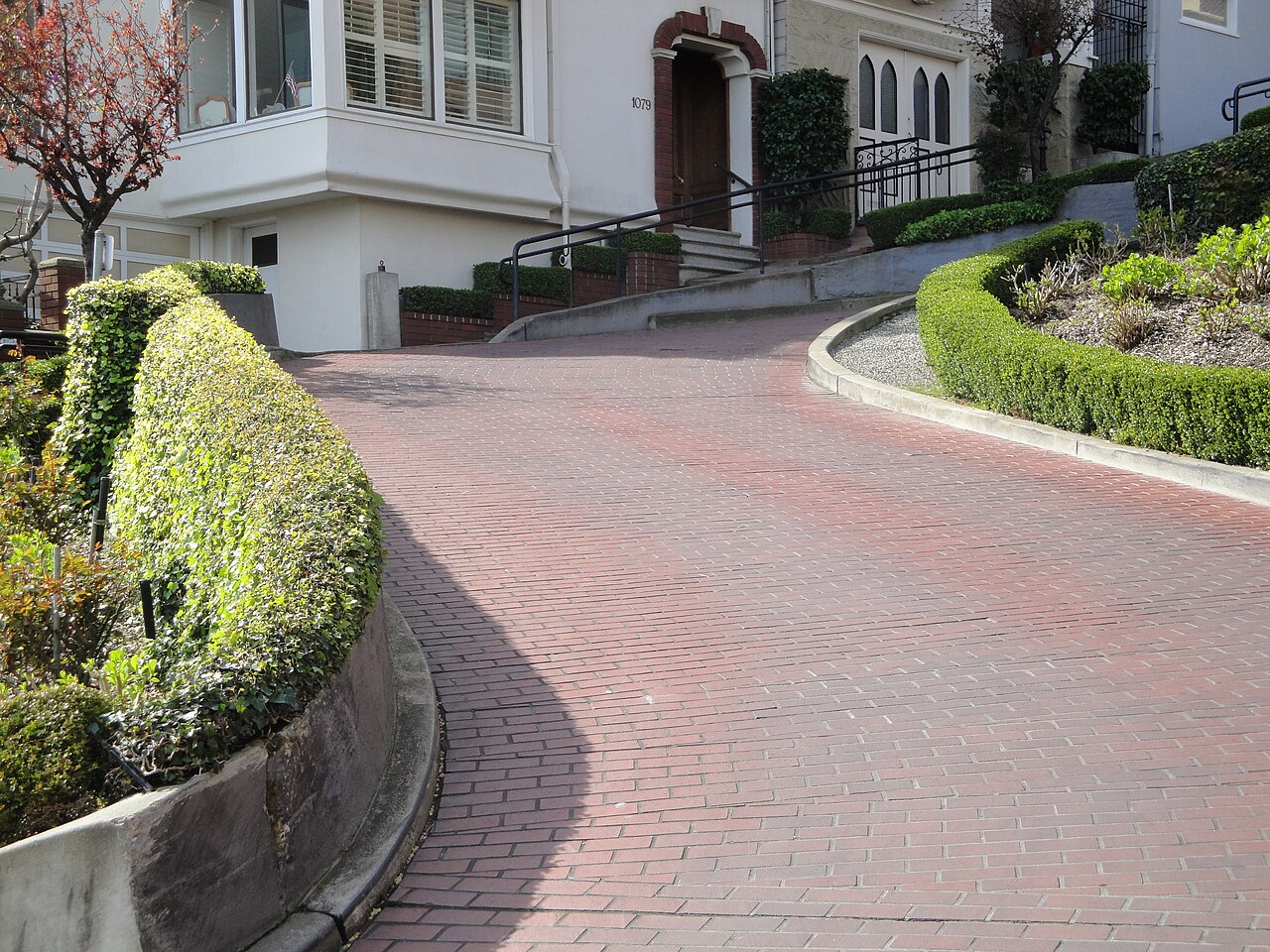 Lombard Street is one of the most famous streets in San Francisco, and this is one of its curves