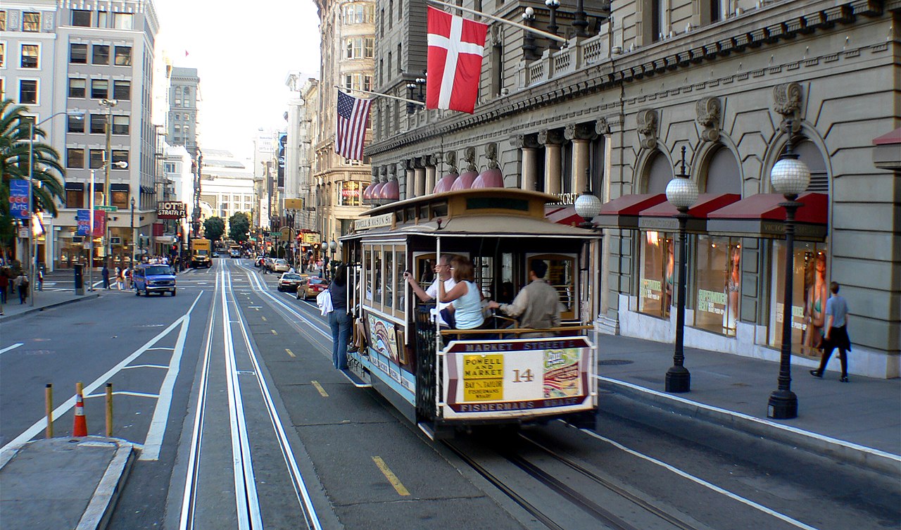 The San Francisco cable car system is the world's last manually operated cable car system. An icon of San Francisco, the cable car system forms part of the intermodal urban transport network operated 