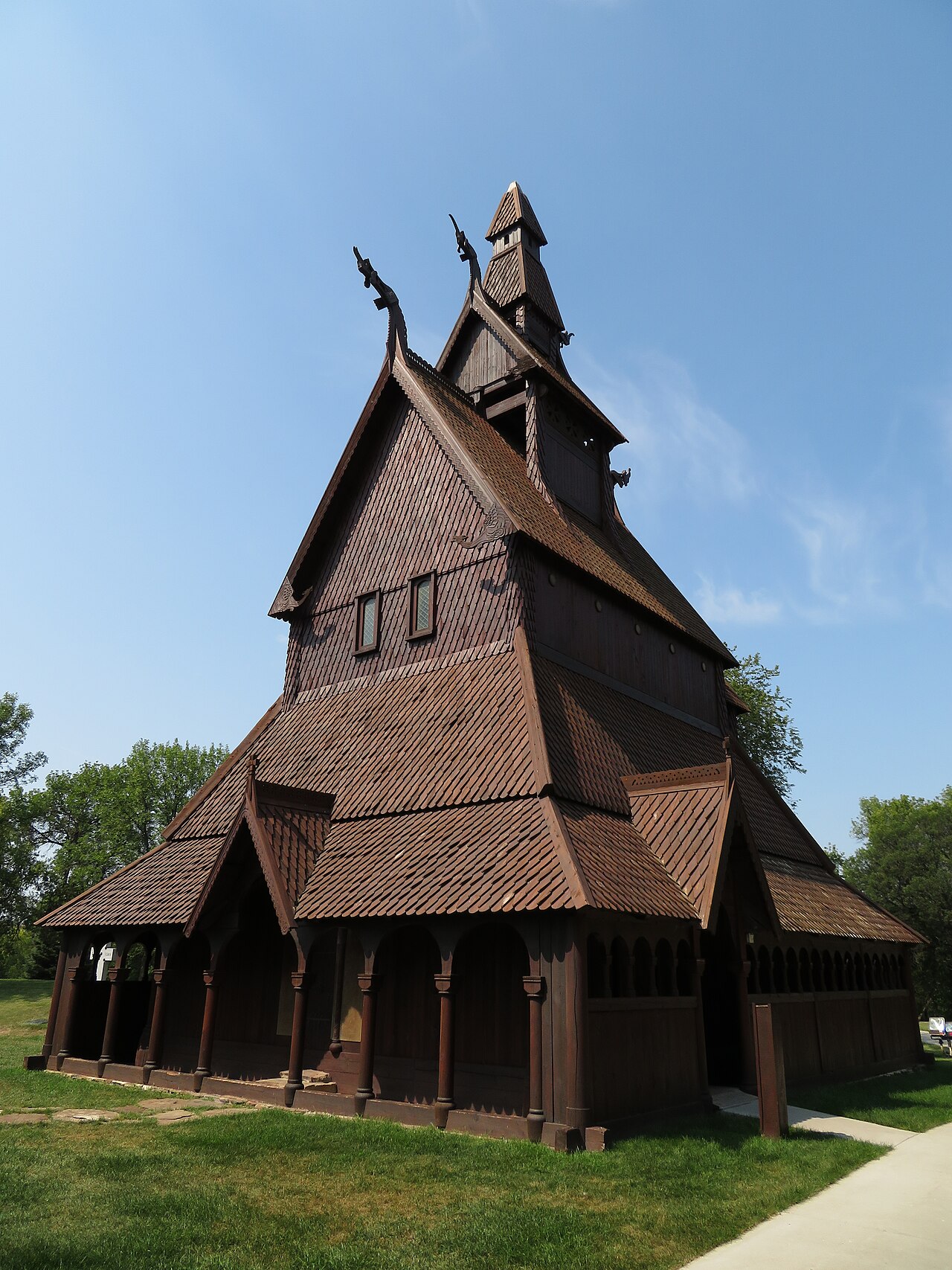 The Heritage Hjemkomst Interpretive Center, commonly known as the Hjemkomst Center, is a museum in Moorhead, Minnesota. Hjemkomst Center first opened in 1985 and serves as a home to Hjemkomst Viking S