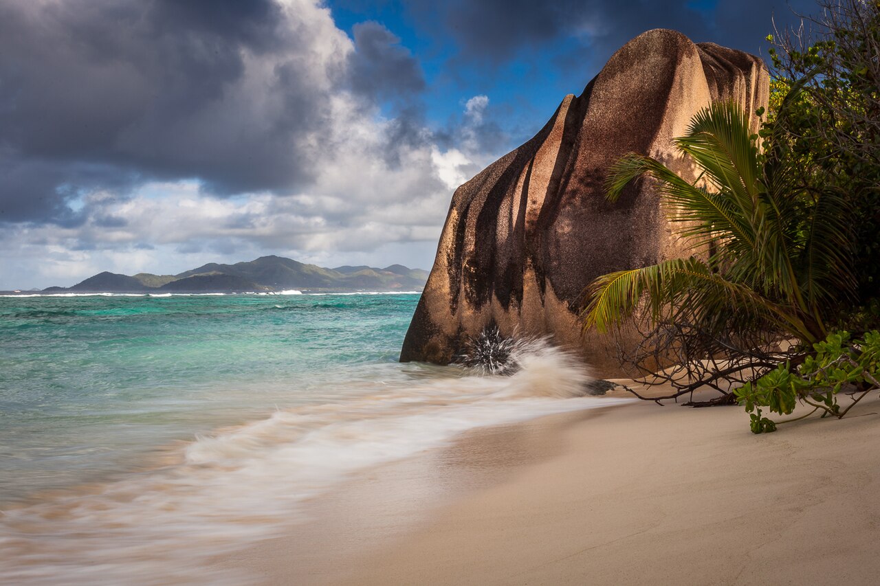 Anse Source d’Argent as one of the most photographed tropical beaches in the world. It is a granite island with stunning granite cliffs and rock formations that extent into the sea. The beaches have c