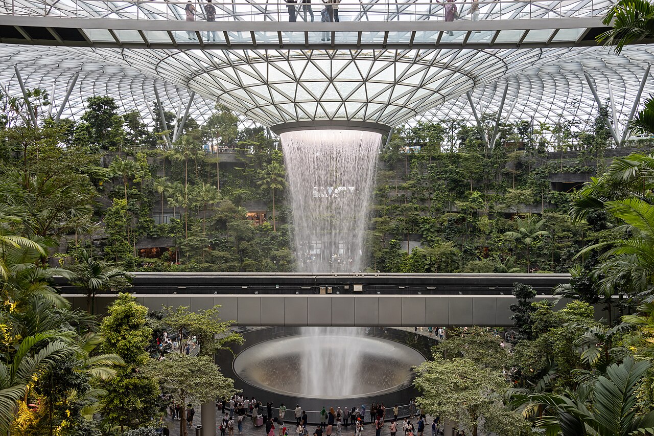 The Rain Vortex, Jewel Changi, Singapore