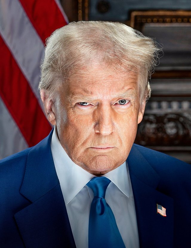 Official Presidential Portrait of Donald J. Trump, January 2025