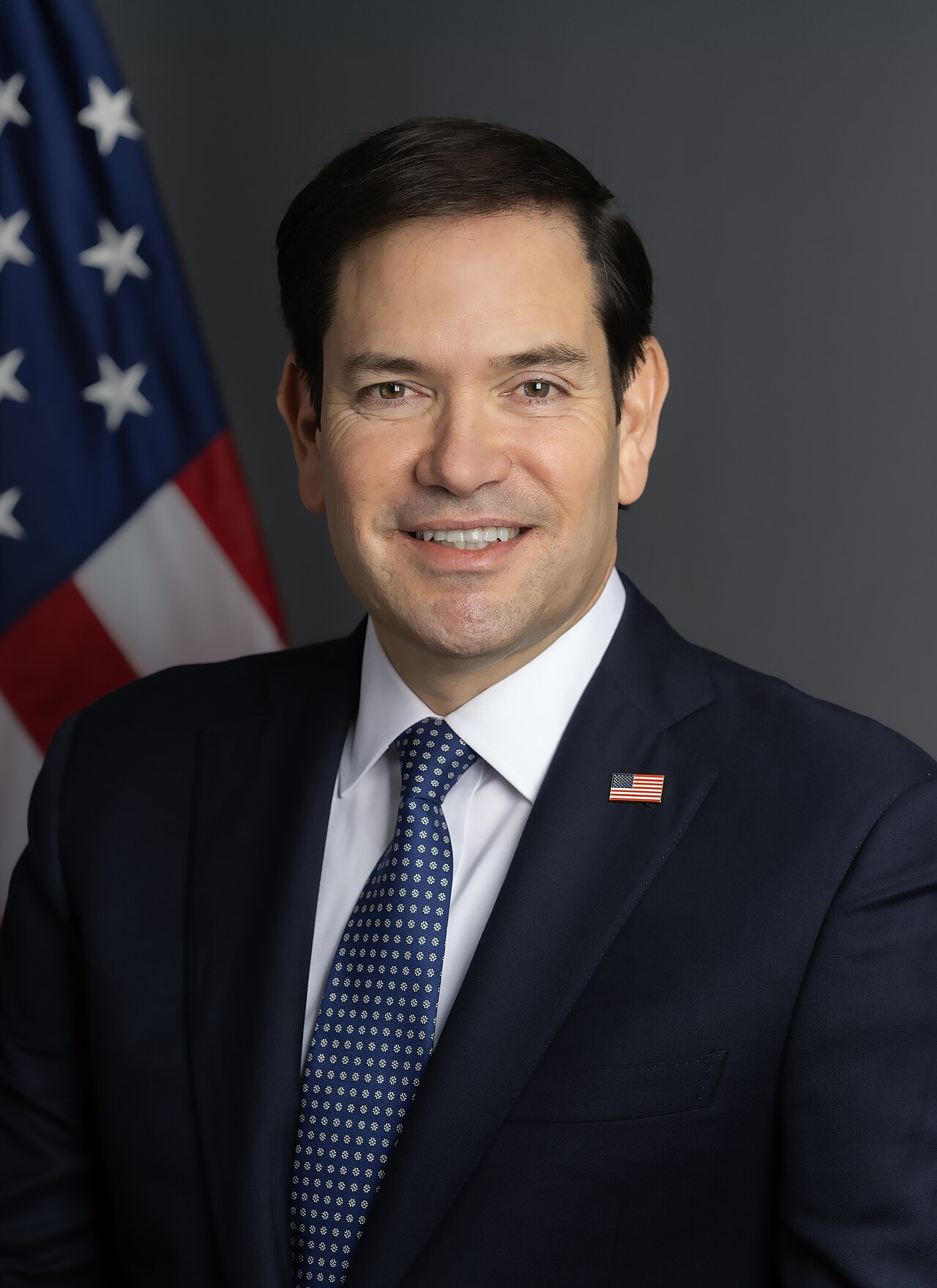 Official portrait of Secretary of State Marco Rubio