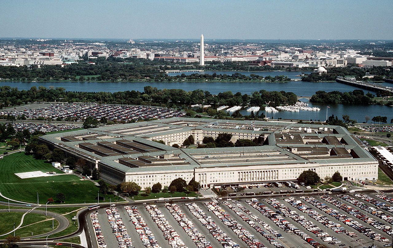 Aerial view of the Pentagon