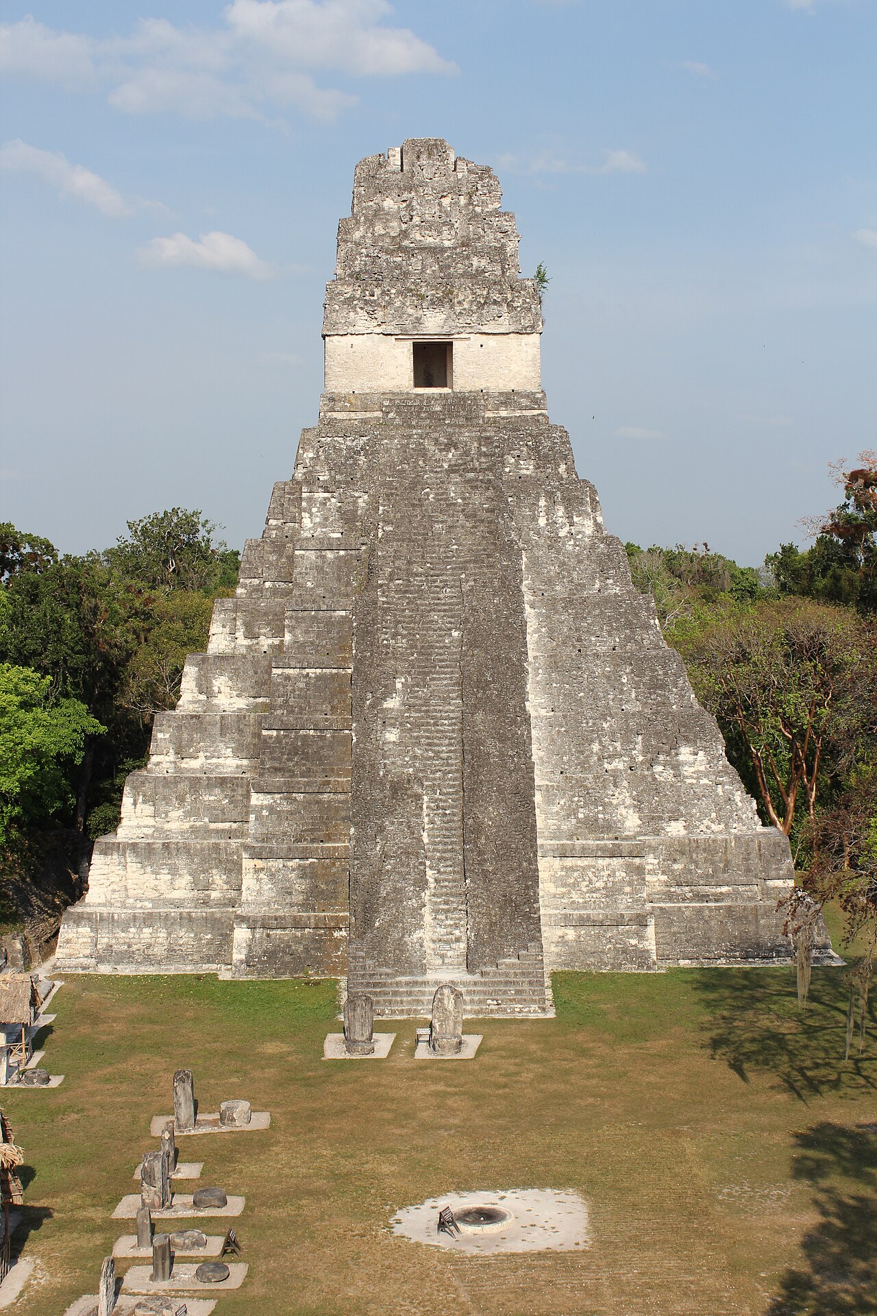 Temple I from Temple II, Tikal, 2014