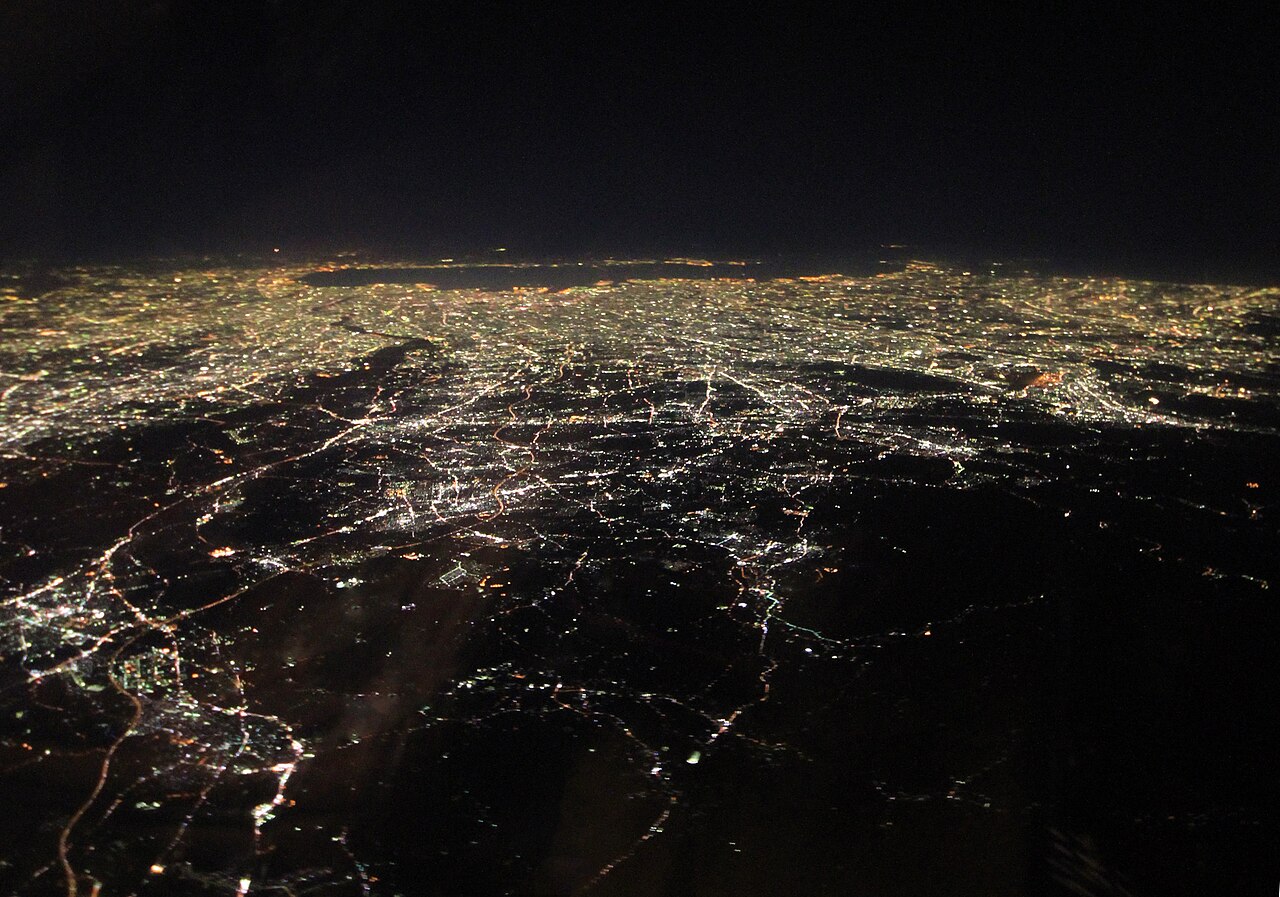 Panorama of Tokyo night