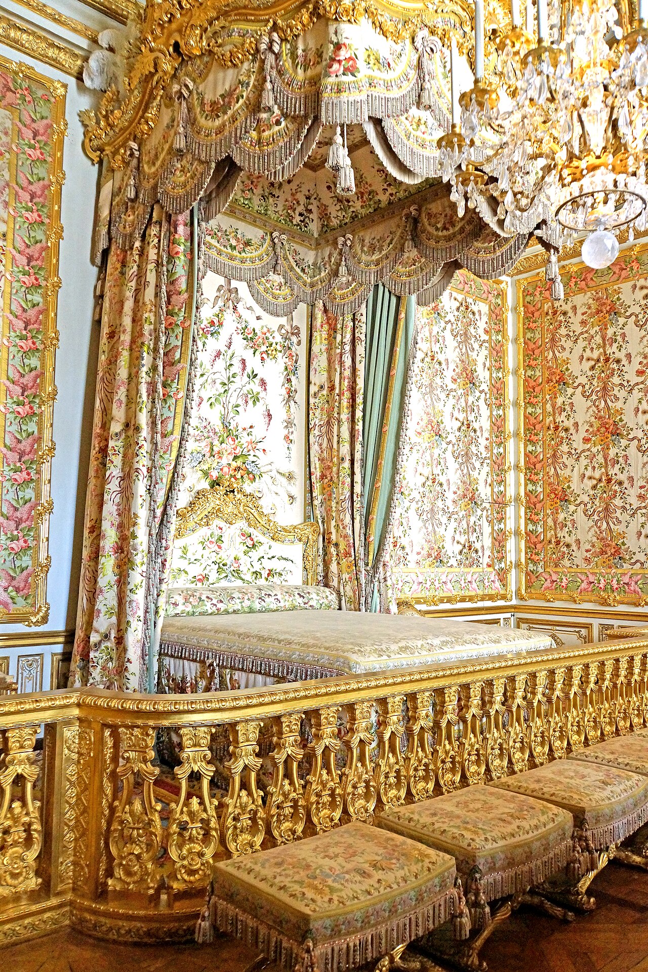 Queen's Bedchamber, Versailles, France