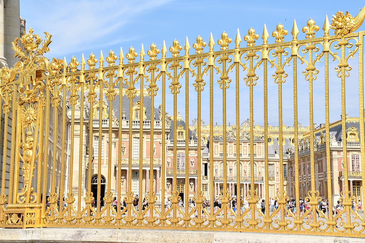 Gardens of Versailles from the Air, Versailles, France