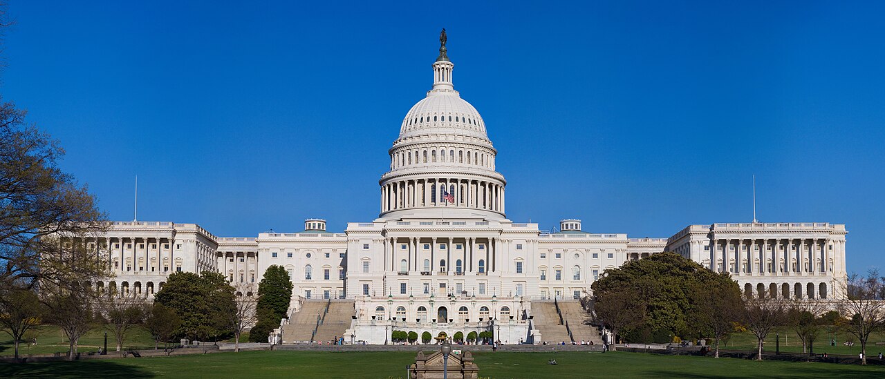 The western front of the United States Capitol. The Capitol serves as the seat of government for the United States Congress, the legislative branch of the U.S. federal government. It is located in Was