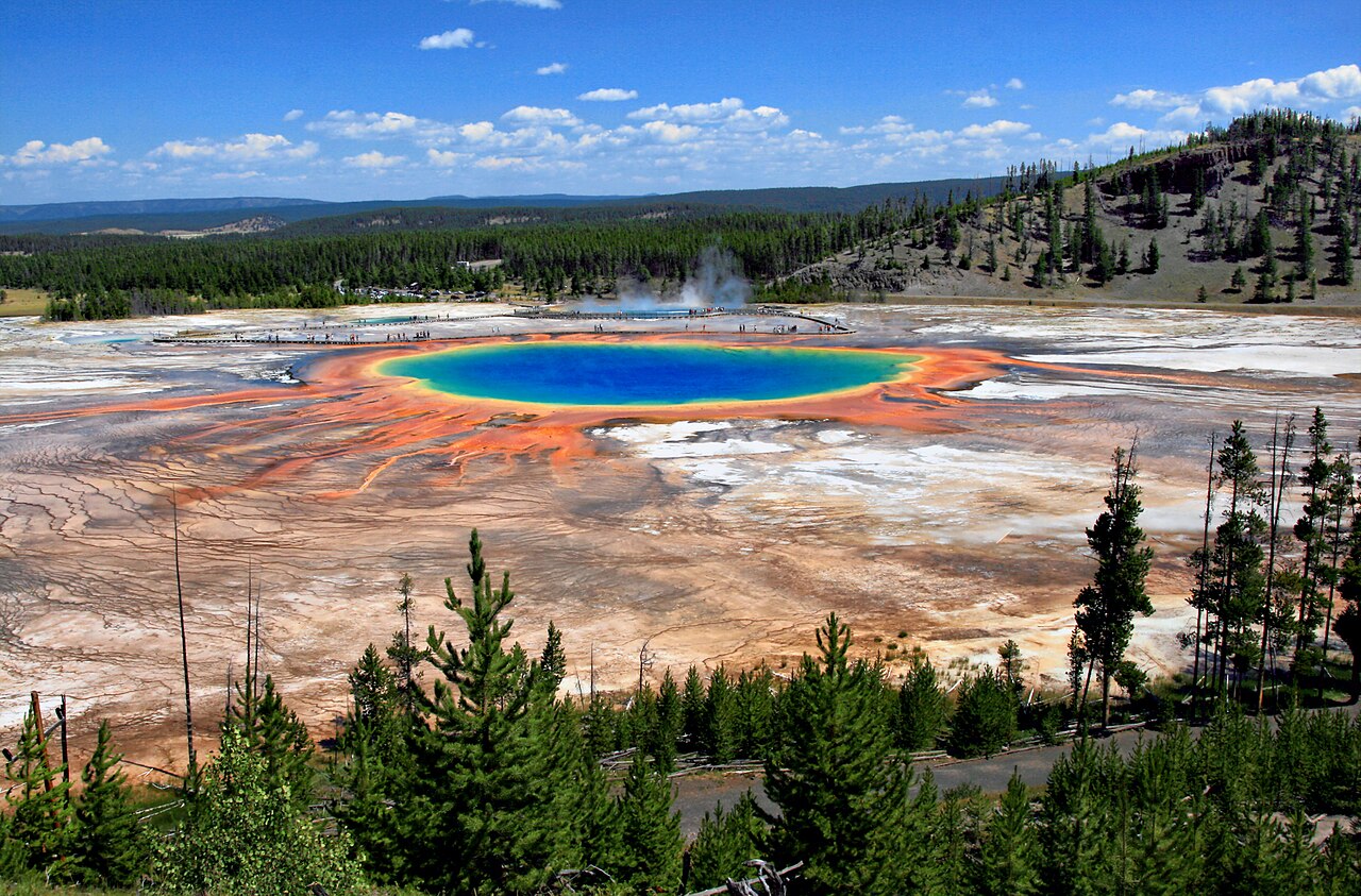 Grand Prismatic Spring and Midway Geyser Basin
